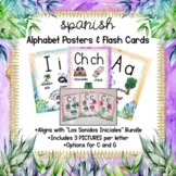 Alphabet Posters AND Flashcards with Pictures and Words in