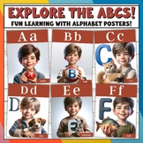 Alphabet Posters with Real Life Pictures | Classroom Decor