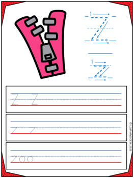 alphabet worksheets a z kindergarten handwriting practice