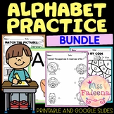 Alphabet Practice A to Z Bundle with Digital Resource | Go