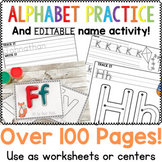 Alphabet Practice Alphabet Playdough Mats Alphabet Workshe