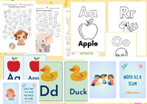 Alphabet Practice Bundle Activities and Flashcards