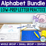 Alphabet Practice Bundle with Centers and Handwriting Pages