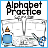Alphabet Practice - Cut and Glue