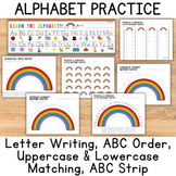 Alphabet Strip, Capital/Lowercase Matching, ABC Order, Let