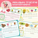 Alphabet Practice Pages // Alphabet Tracing Worksheets