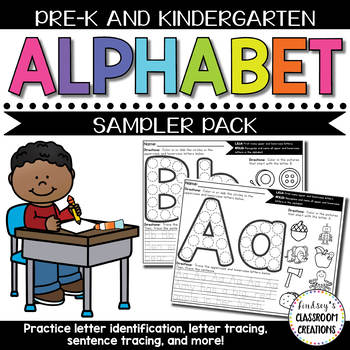 Preview of Alphabet Practice Pages SAMPLER PACK - Letter Recognition