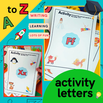 Preview of Alphabet Practice Pages for Kindergarten | Practice Beginning Letters