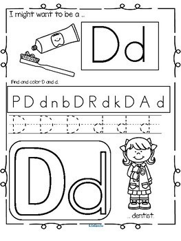 Alphabet Practice Printables with a Community Helpers Theme by KidSparkz