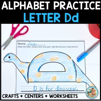 Alphabet Practice Worksheets | LETTER D Activities | TpT