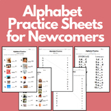 Alphabet Practice Worksheets for ESL SLIFE Newcomer or Beg