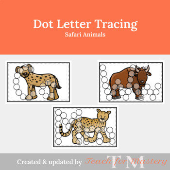 Alphabet Practice for Kindergarten: Safari Animals by Teach for Mastery