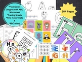 Alphabet Pre-K (Digital) Flashcards & Worksheets Complete 