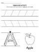 alphabet pre writing practice worksheet pack by my teaching station