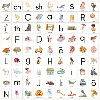 Alphabet Printable Flash Cards, Phonics Montessori Letter Tray ...