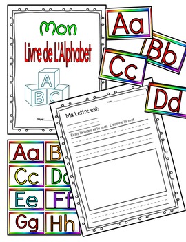 Alphabet Printing Book-Posters and Wordwall Letters-for French ...