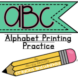 Alphabet Printing Practice