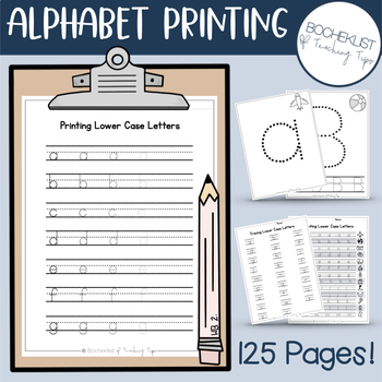 Preview of Alphabet Printing Practice | Fine Motor Development