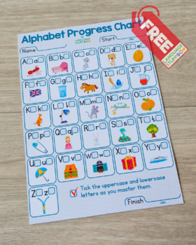 Preview of Alphabet Progress Chart