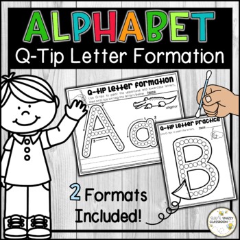 Alphabet Q-Tip Painting | ABC Letter Formation | Fine Motor Skills Activity