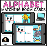 Alphabet Matching Boom Cards with Audio SOUND Digital Learning