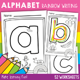 Letters of the Alphabet Rainbow Writing
