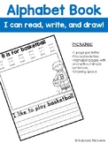Alphabet - Read, Write, and Draw Book
