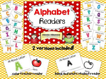 Alphabet Readers by Alessia Albanese | Teachers Pay Teachers