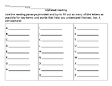 Alphabet Reading - Fun reading Notes organizer