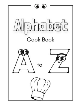 Preview of Alphabet Recipe Book Editable