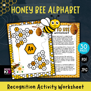 Preview of Alphabet Recognition Activity Worksheets