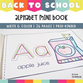 Preview of Alphabet Mini Book