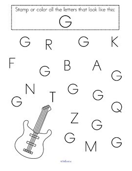 stamp the letters alphabet recognition printables for preschool pre k