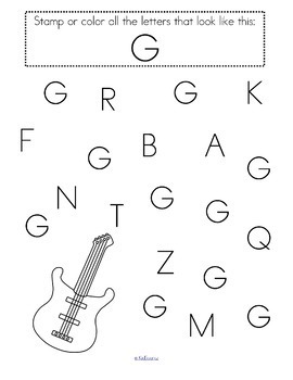 stamp the letters alphabet recognition printables for