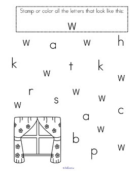 Stamp the Letters - Alphabet Recognition Printables for ...