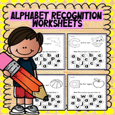 Alphabet Recognition Worksheets: Find The Letter