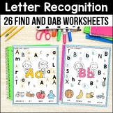 Alphabet Recognition Worksheets Letter Identification and 