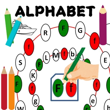 Preview of Alphabet Recognition and Coloring Activities: 26 Letters