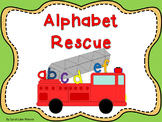 Alphabet Rescue! {Alphabet Literacy Station Activities 3}