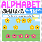 Alphabet Review Boom Cards - Alphabetical Order Game - ABC