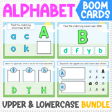 Alphabet Review Boom Cards BUNDLE - Uppercase and Lowercas