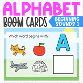 Alphabet Review Boom Cards - Beginning Sounds Sort