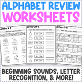 Alphabet Review Worksheets