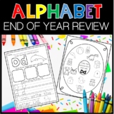 Alphabet Review Worksheets for End of Year