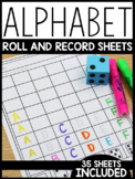 Alphabet Roll and Record Sheets