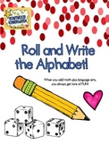 Alphabet Roll and Write . Great as a literacy center / sta