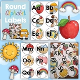 Alphabet Round Labels