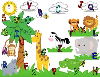 alphabet safari by the craftaholic homeschooling mom tpt