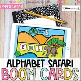 Alphabet Safari (Uppercase Letter Recognition) Boom Cards