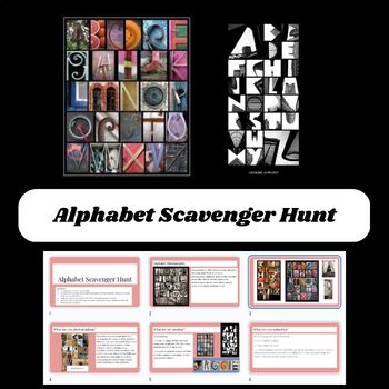 Preview of Alphabet Scavenger Hunt DSLR Project: Middle, High School Photography